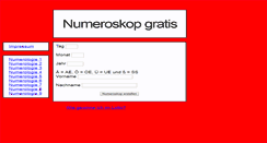 Desktop Screenshot of numerologie.artikel-namsu.de